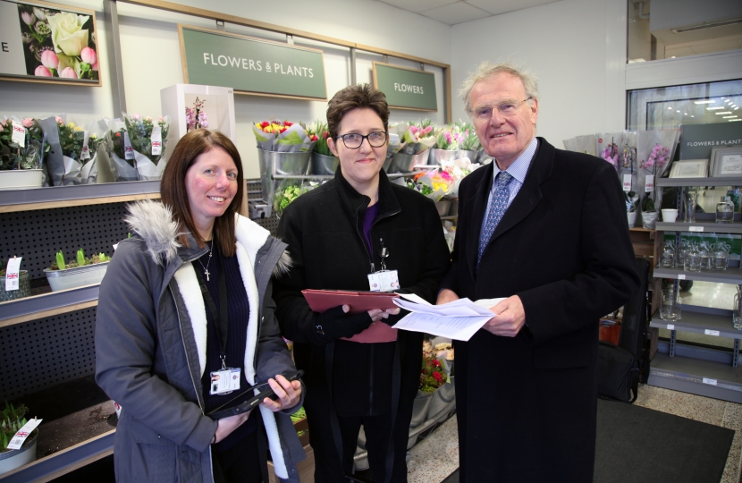 Chris in discussion with the Police & Crime Commissioners' Representatives